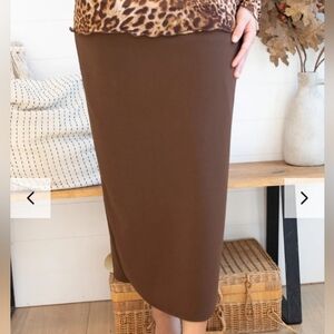 Dressy Brown Skirt